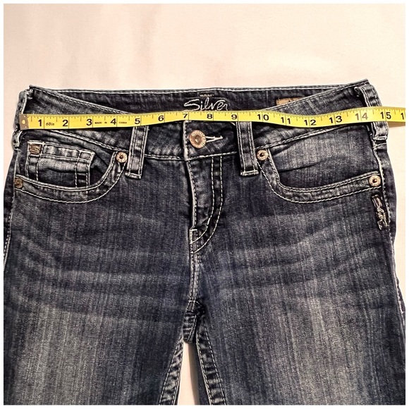 Silver Aiko Bootcut Jeans 28/33 - Picture 12 of 15